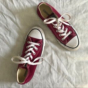 Maroon Converse